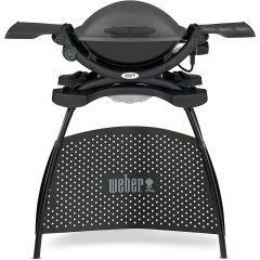 Barbecue elettrico Weber Q 1400 con supporto Grigio scuro