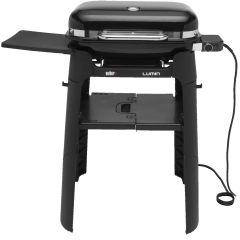 Barbecue elettrico Weber Lumin con supporto Nero