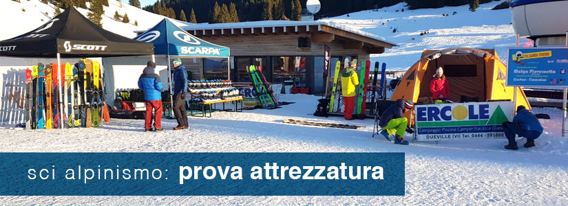 Prova attrezzatura sci alpinismo 2019